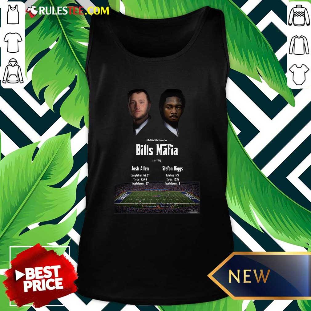 Original Josh Allen Vs Stefon Diggs In A Buffalo Bills Production Bills Mafia 2021 Shirt - Image 2