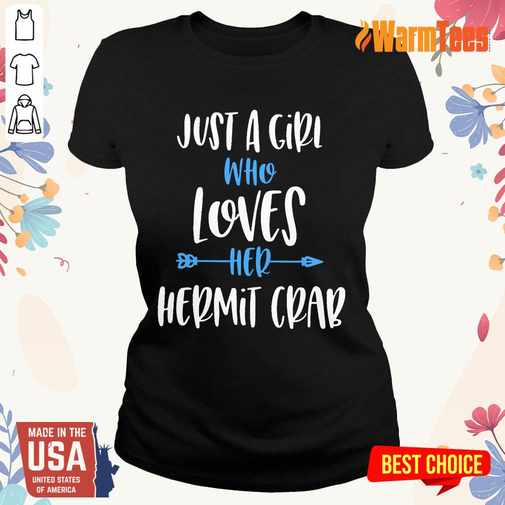 Original Just A Girl Who Loves Her Hermit Crab Shirt - Image 3