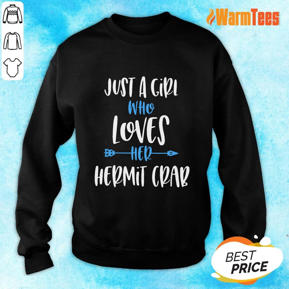 Original Just A Girl Who Loves Her Hermit Crab Shirt - Image 2