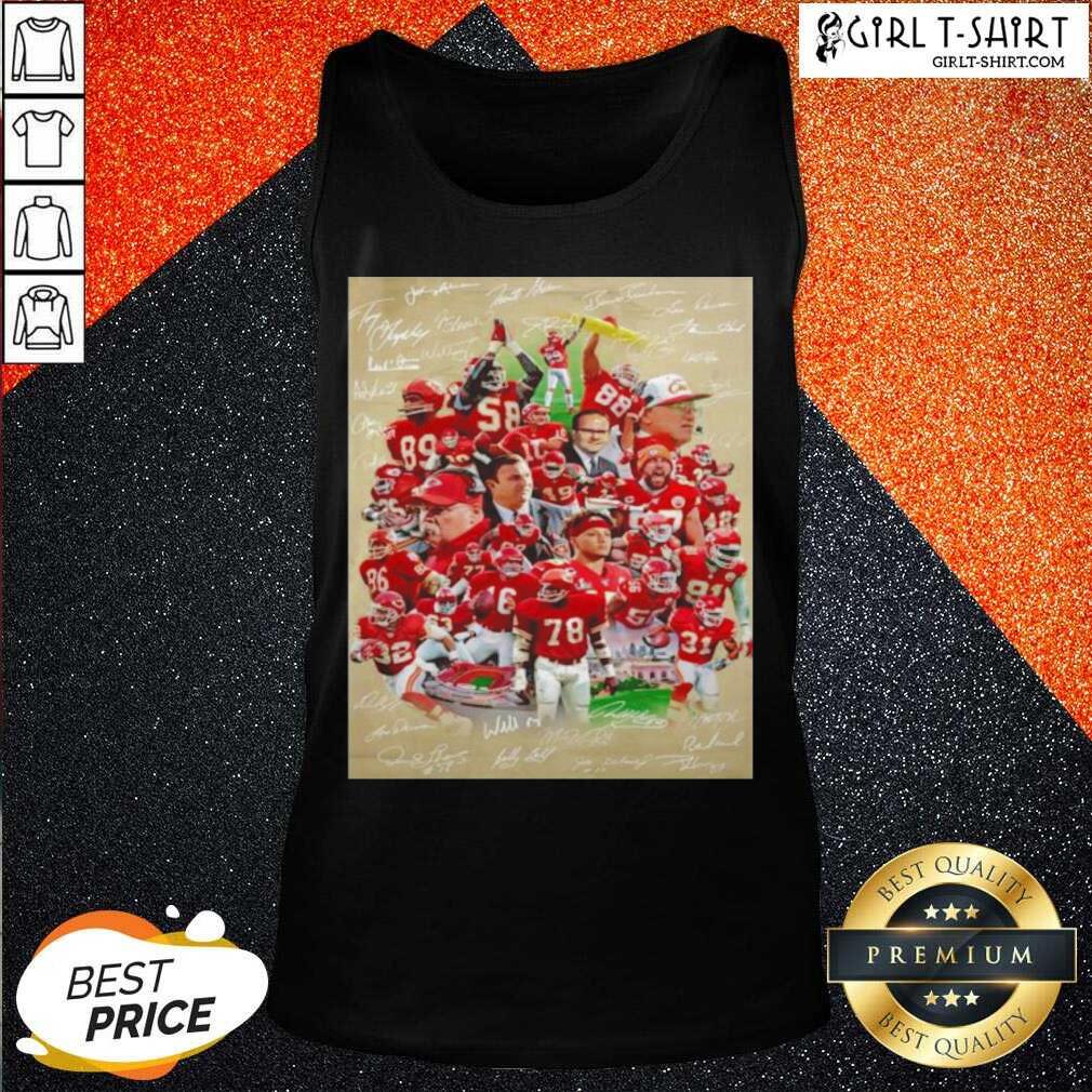 Original Kansas City Chiefs Super Bowl Champions Team Players Shirt - Image 3