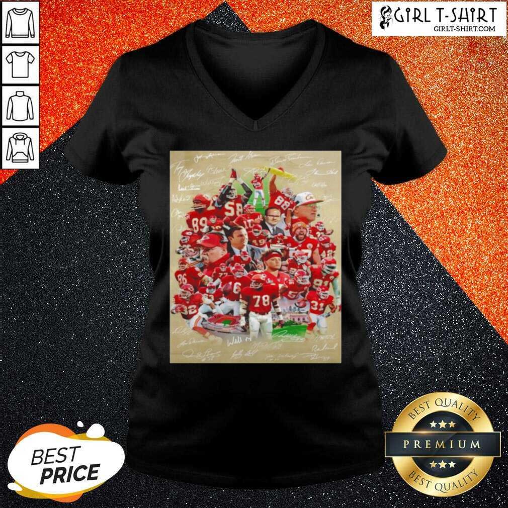 Original Kansas City Chiefs Super Bowl Champions Team Players Shirt - Image 2