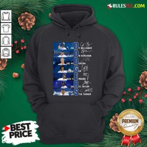 Alternative view of Original Los Angeles Dodgers Cody Bellinger Clayton Kershaw Joc Pederson Signatures Shirt