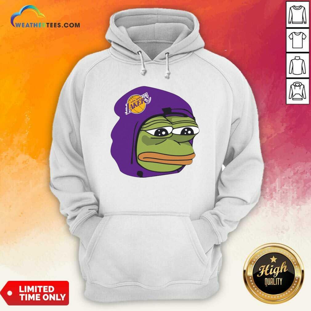 Original Los Angeles Lakers Sad Pepe The Frog Shirt - Image 5