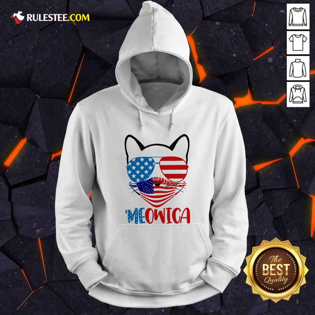 Original Meowica 4th Of July Merica Quarantine Shirt - Image 2