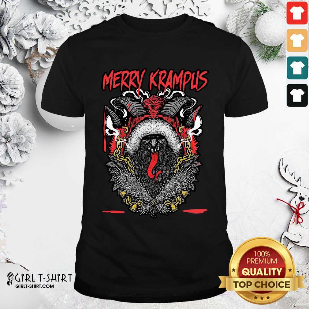 Original Merry Krampus Christmas Psychobilly Shirt