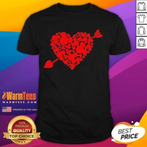 Original Mickey Mouse Hearts Valentine Red Shirt