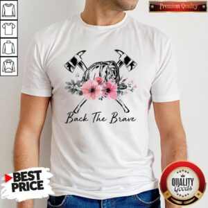 Original Miner Back The Brave Flower Shirt