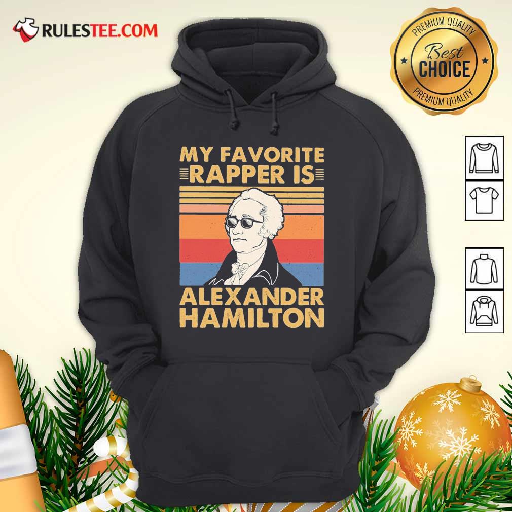 Original My Favorite Rapper Is Alexander Hamilton Vintage Shirt - Image 2