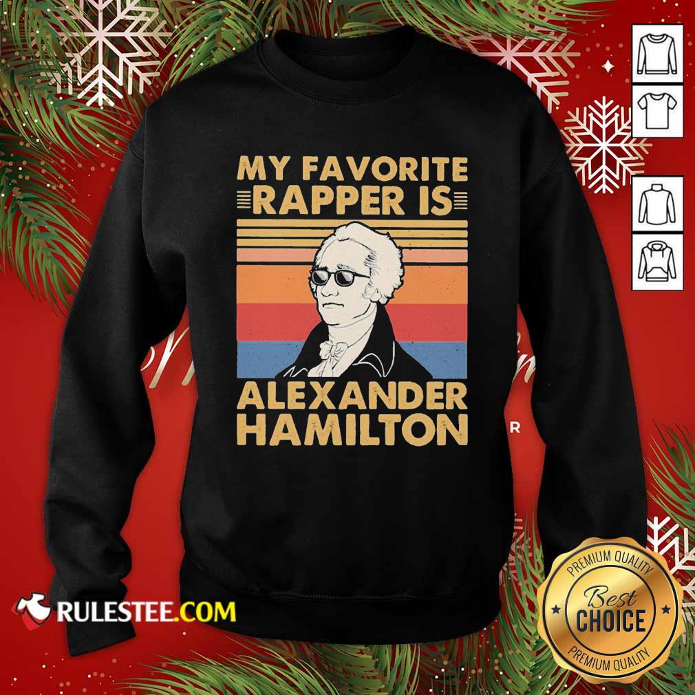 Original My Favorite Rapper Is Alexander Hamilton Vintage Shirt - Image 5