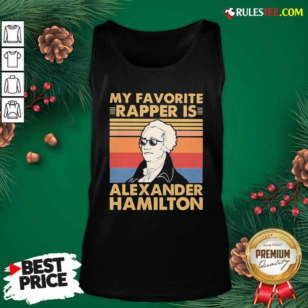 Original My Favorite Rapper Is Alexander Hamilton Vintage Shirt - Image 4