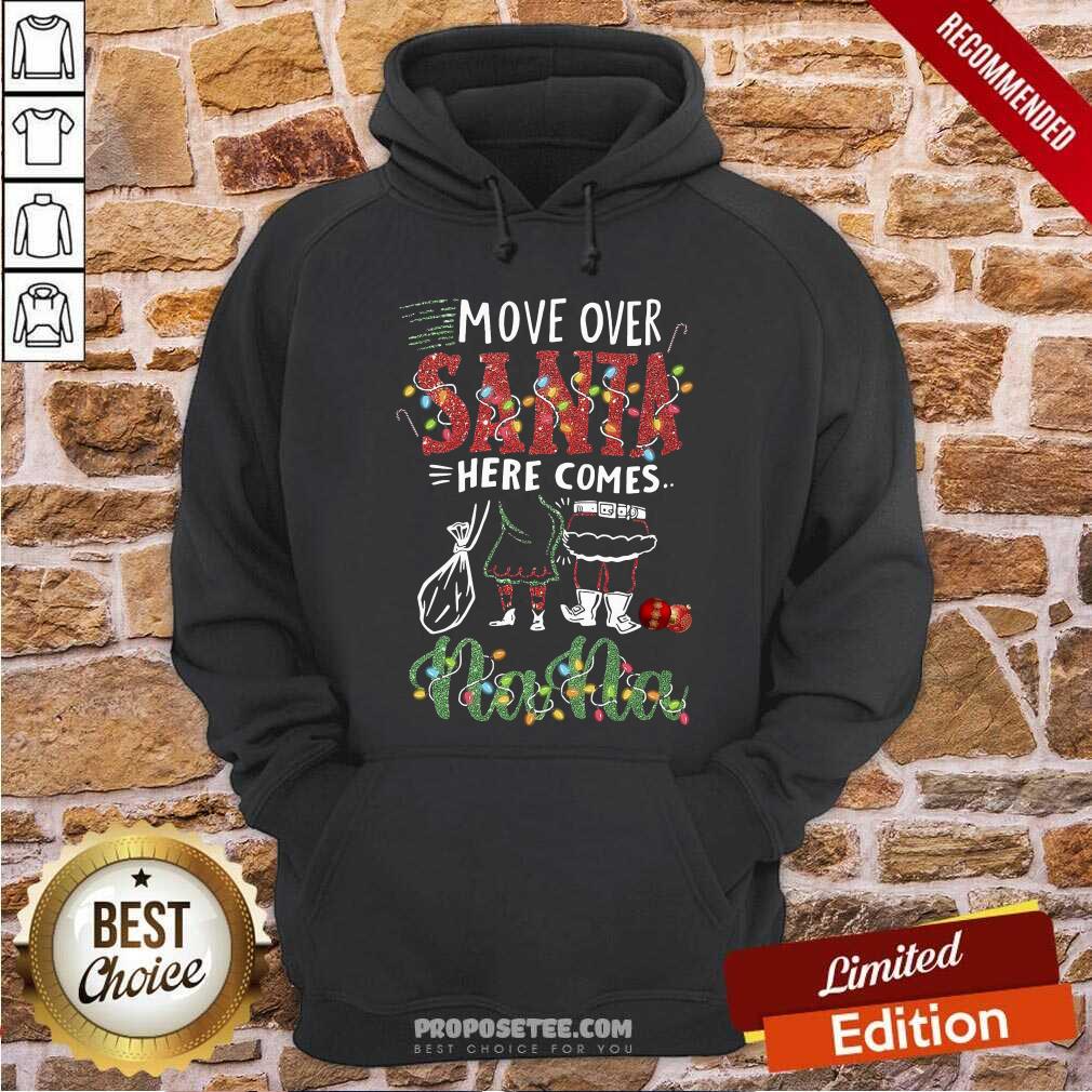 Original Nana Move Over Santa Gift For You For Family Christmas Shirt - Image 2