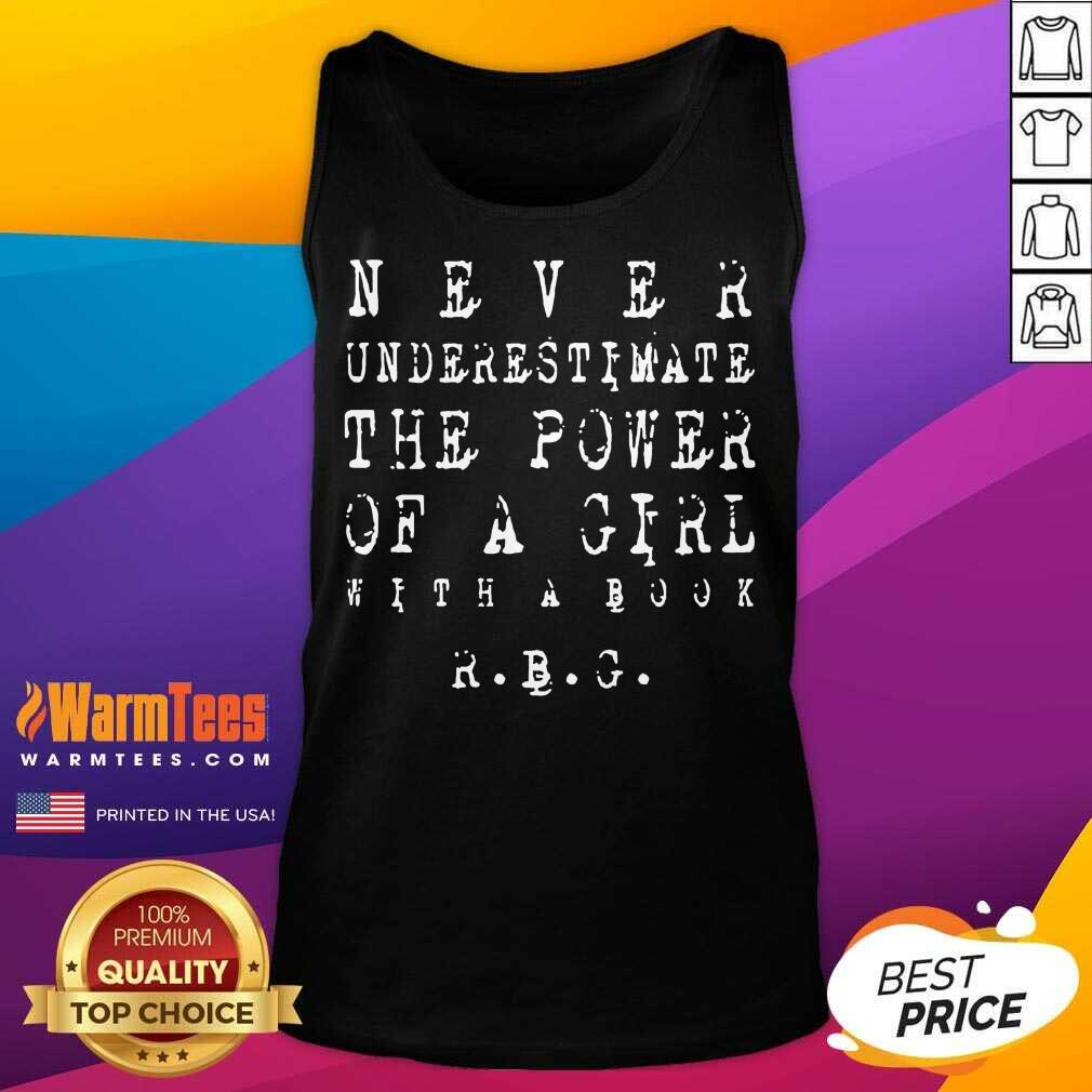 Original Never underestimate the Power of a Girl RBG shirt - Image 4