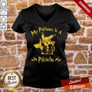 Alternative view of Original Pokemon My Patronus Is An Pikachu Shirt