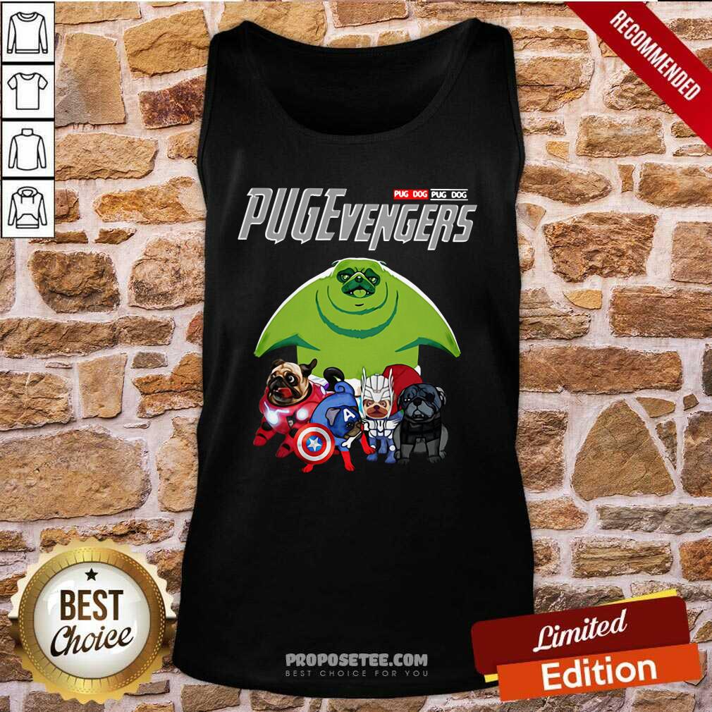 Original Pug dog Marvel Avengers Pugevengers Shirt - Image 3