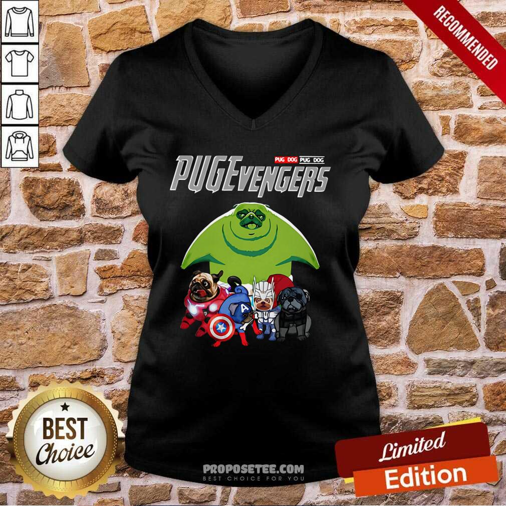 Original Pug dog Marvel Avengers Pugevengers Shirt - Image 2