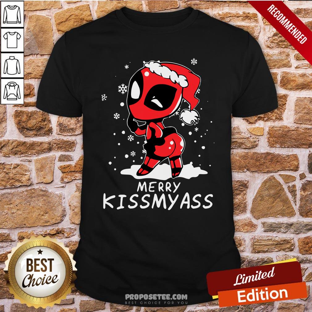 Original Santa Deadpool Merry Kiss My Ass Christmas Shirt