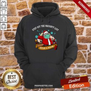 Alternative view of Original Santa Stay Off The Naughty List Christmas Shirt