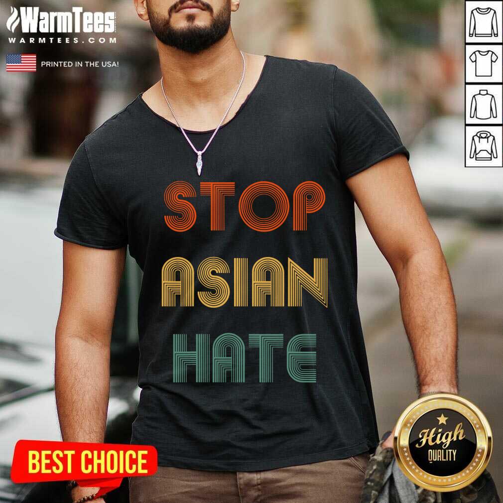 Original Stop Asian Hate LGBT Relaxed Shirt - Image 5
