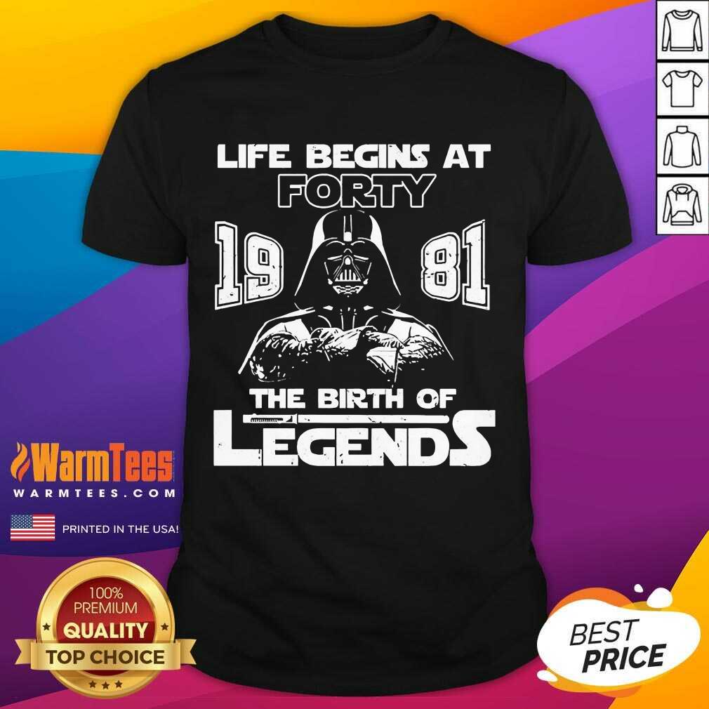 Original The Mandalorian Life Begins At Thirty 1991 The Birth Of Legend Shirt