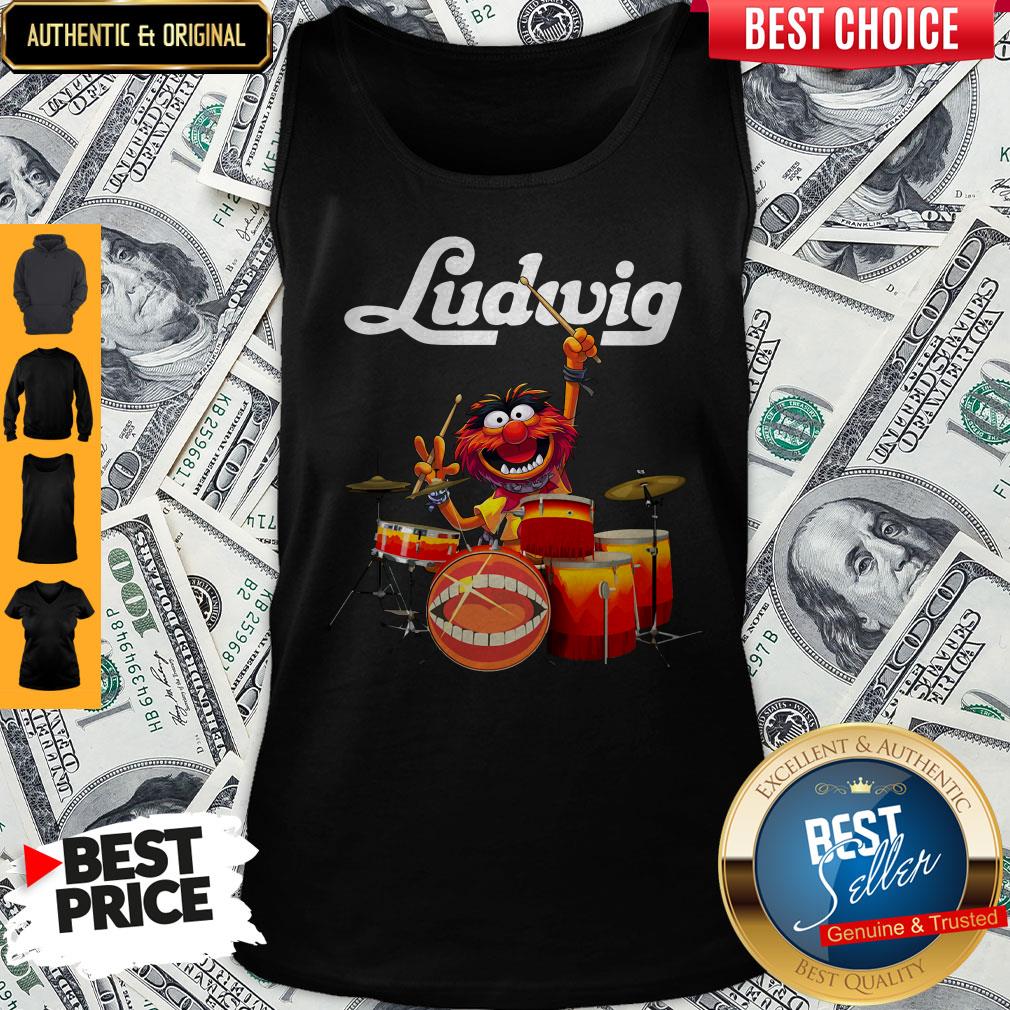 Original The Muppet Ludwig Drums Shirt - Image 4