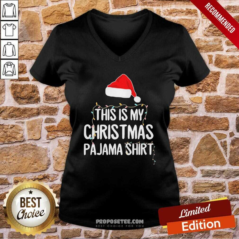 Original This Is My Christmas Pajama Santa Sweater Shirt - Image 3