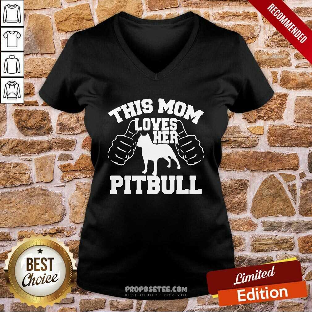 Original This Mom Love Her Pitbull Shirt - Image 3