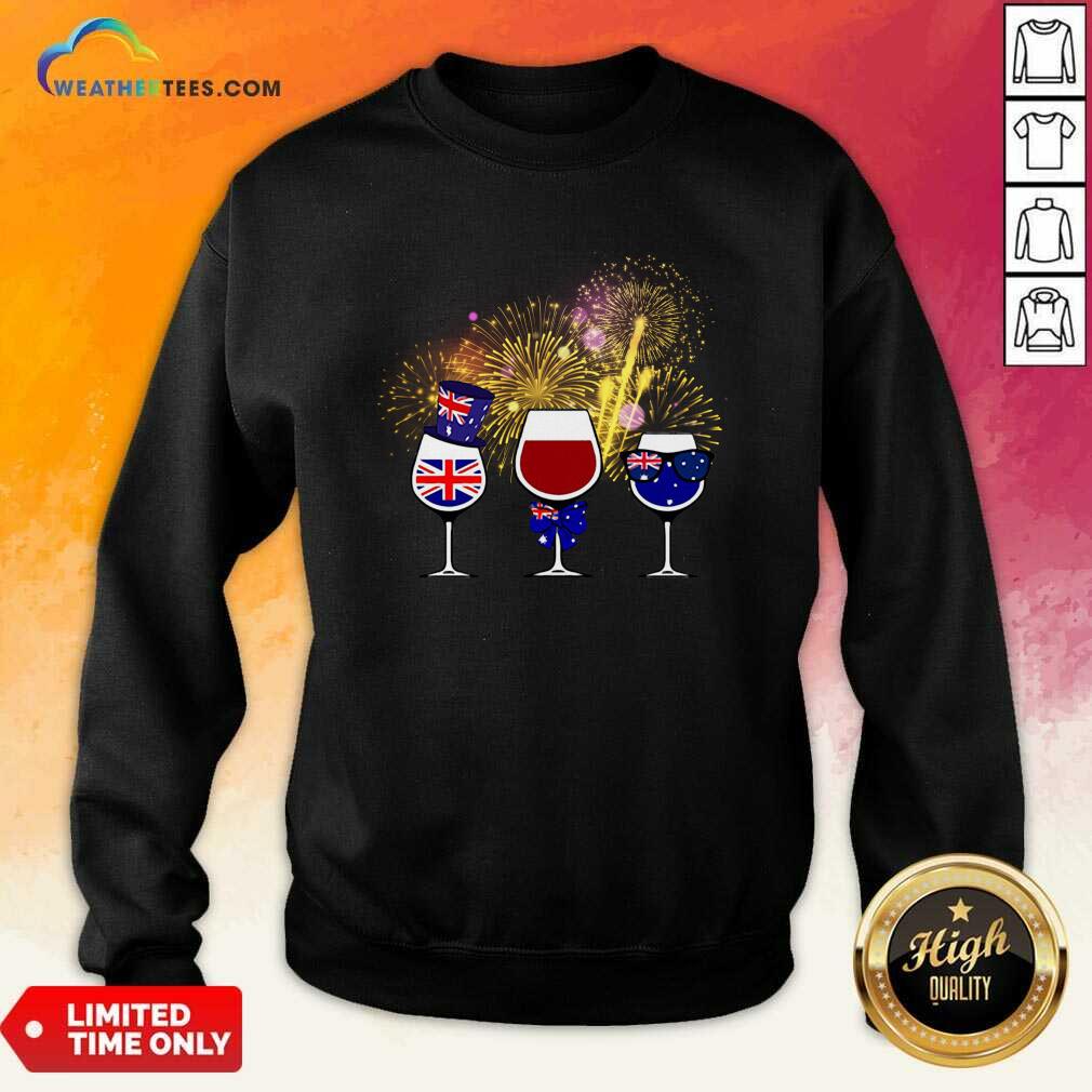 Original Three Wine England Flag Happy Shirt - Image 2