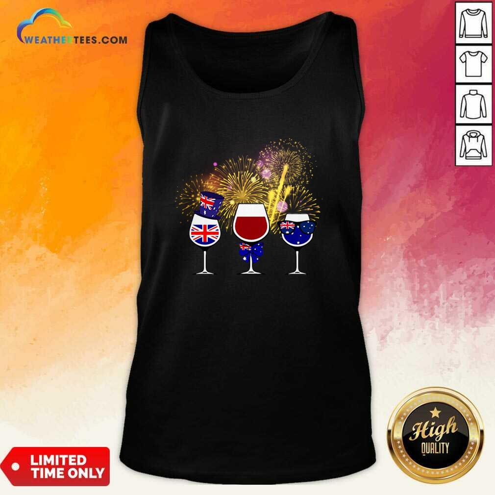 Original Three Wine England Flag Happy Shirt - Image 4