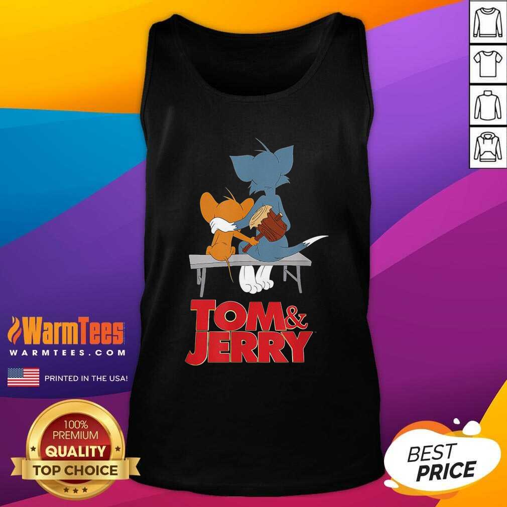 Original Tom And Jerry Movie Parkbench Shirt - Image 4