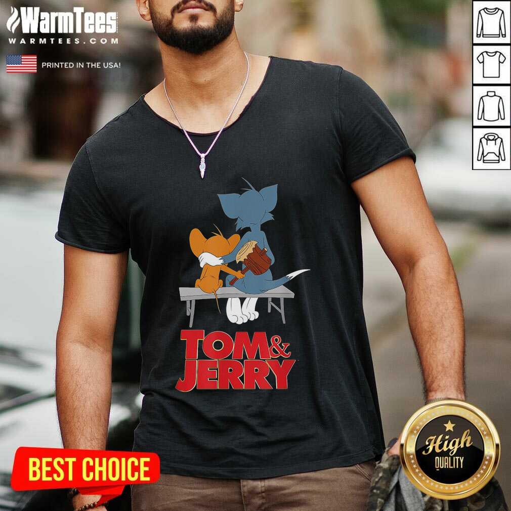 Original Tom And Jerry Movie Parkbench Shirt - Image 5