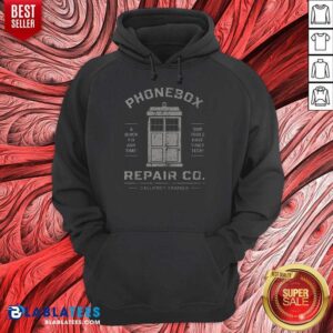 Alternative view of Original Top Phonebox Repair Co Gallifrey Trained Shirt