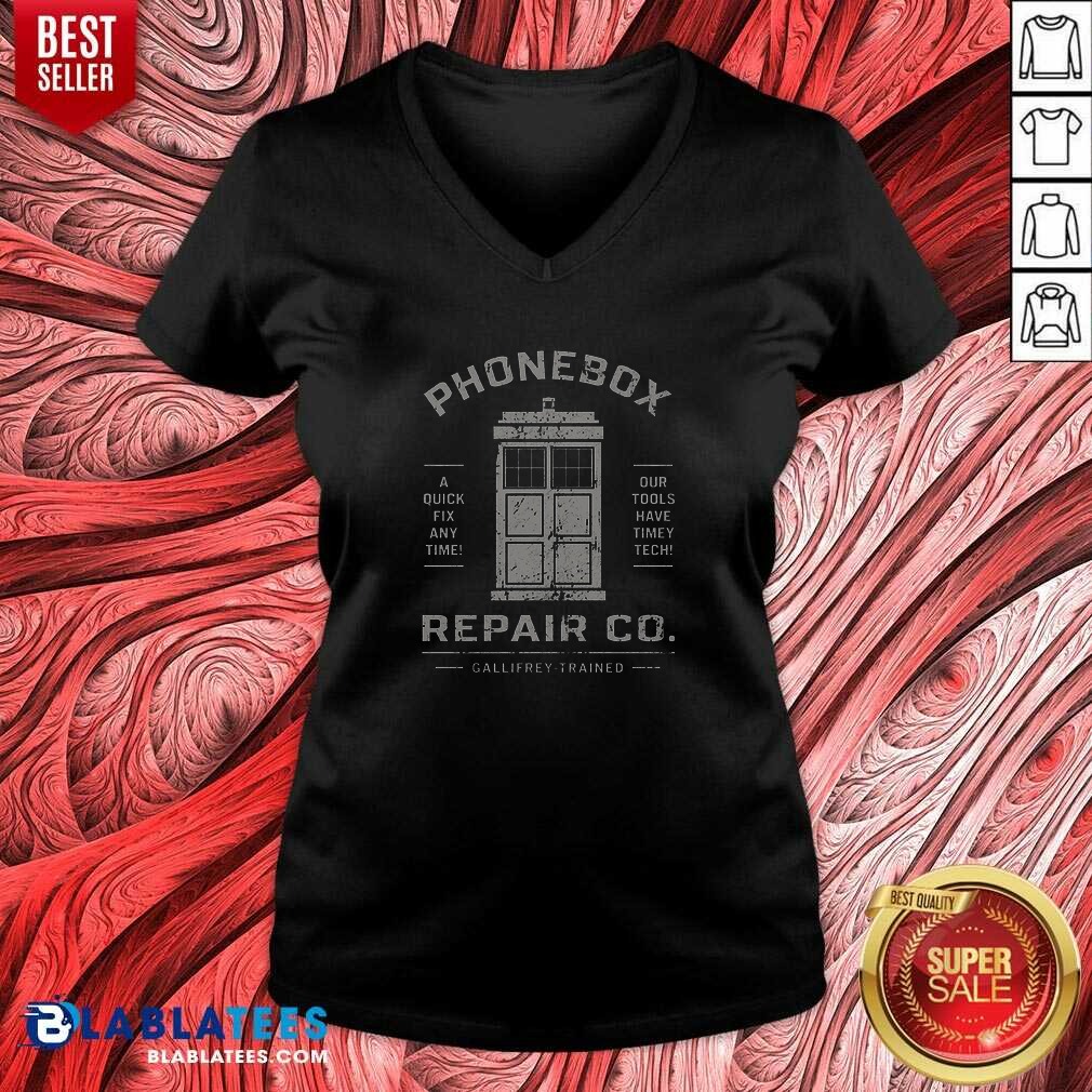 Original Top Phonebox Repair Co Gallifrey Trained Shirt - Image 5