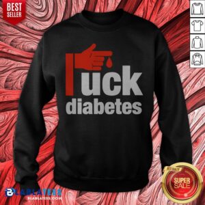 Alternative view of Original Touch Fuck Diabetes Shirt