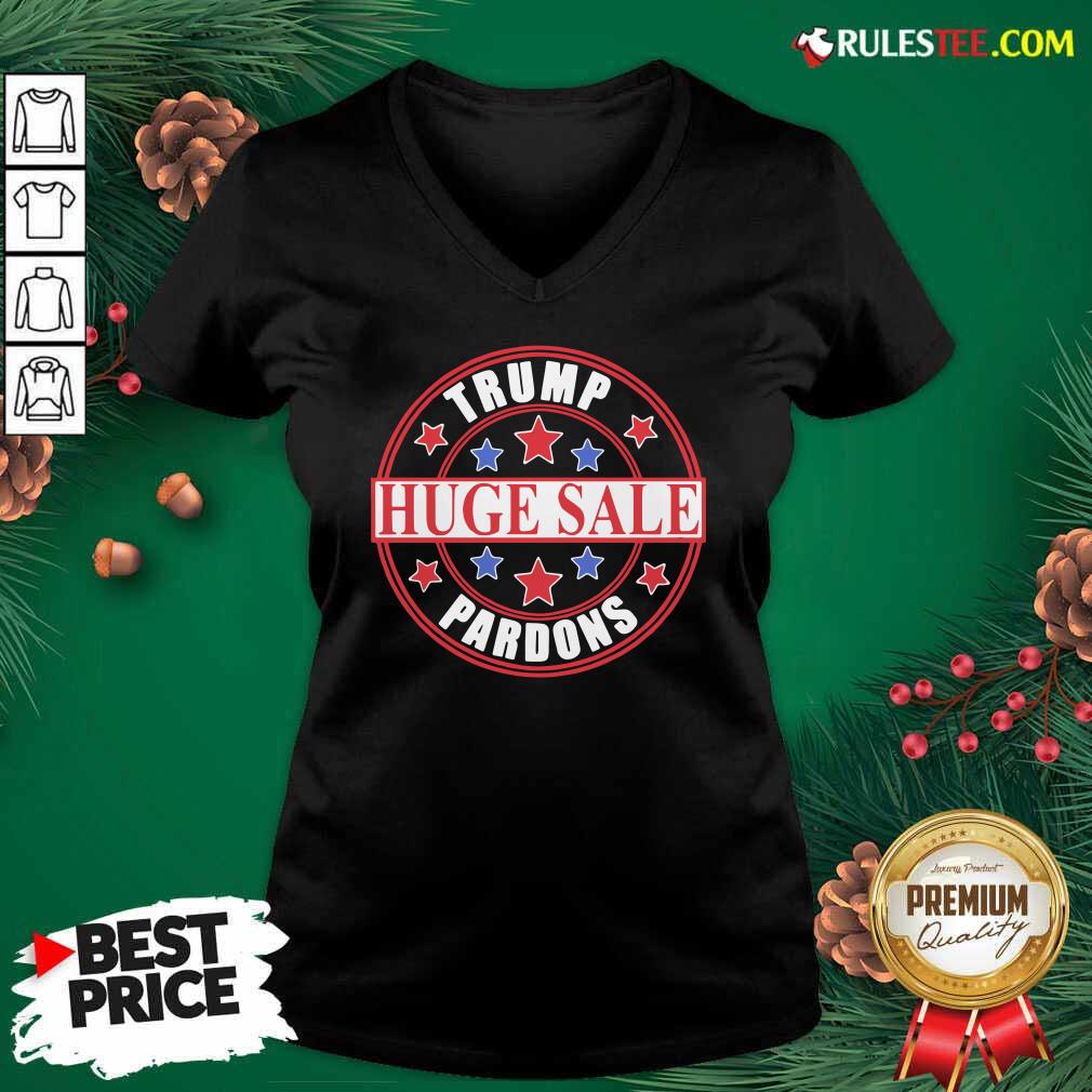 Original Trump Pardons Discount Huge Sale Stars T-Shirt - Image 3
