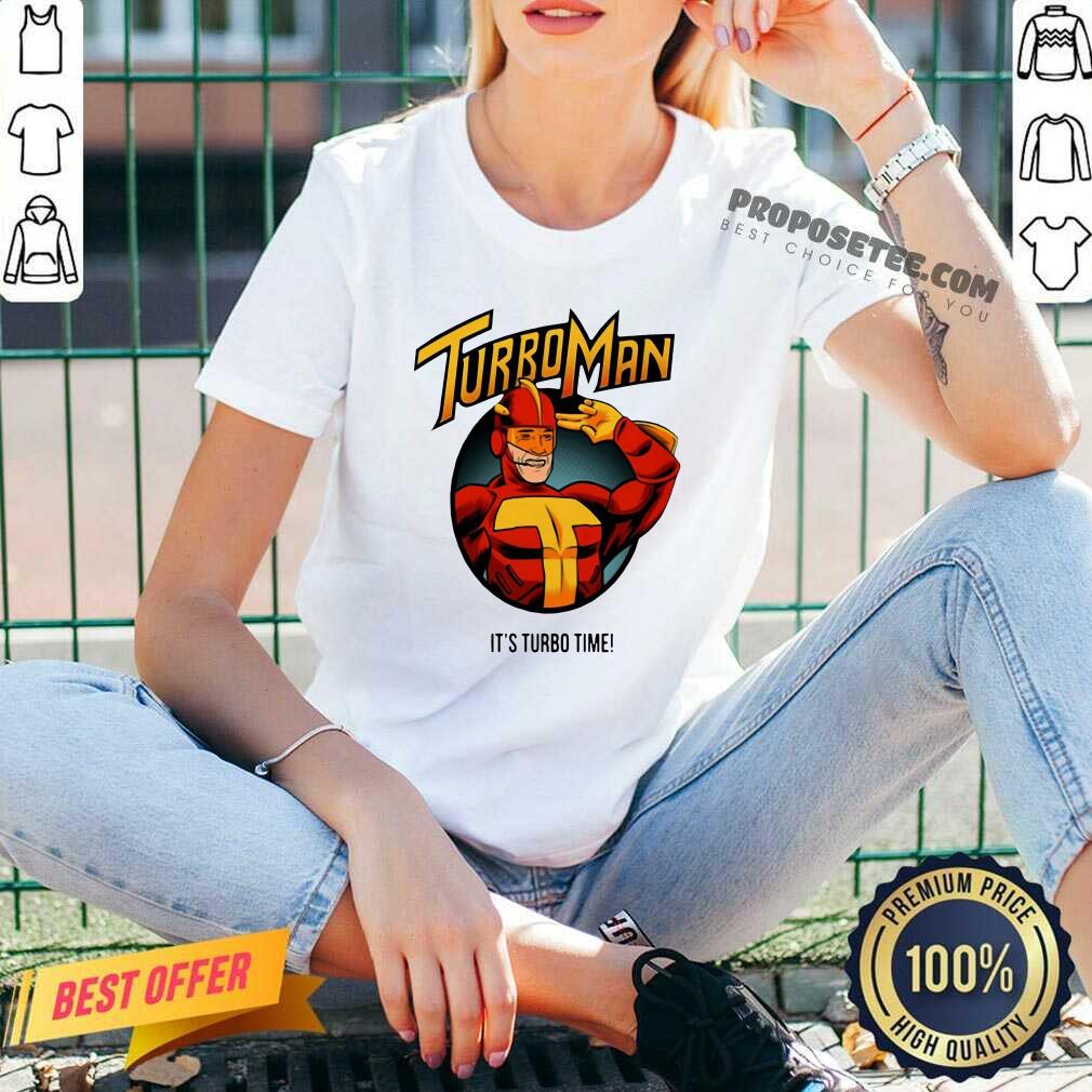 Original Turbo Man – It’s Turbo Time Shirt - Image 3