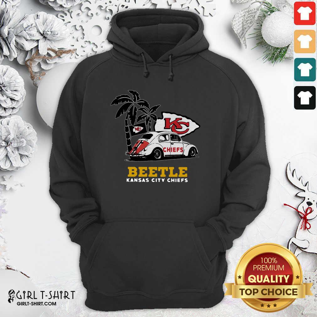 Original Volkswagen Beetle Kansas City Chiefs Shirt - Image 5