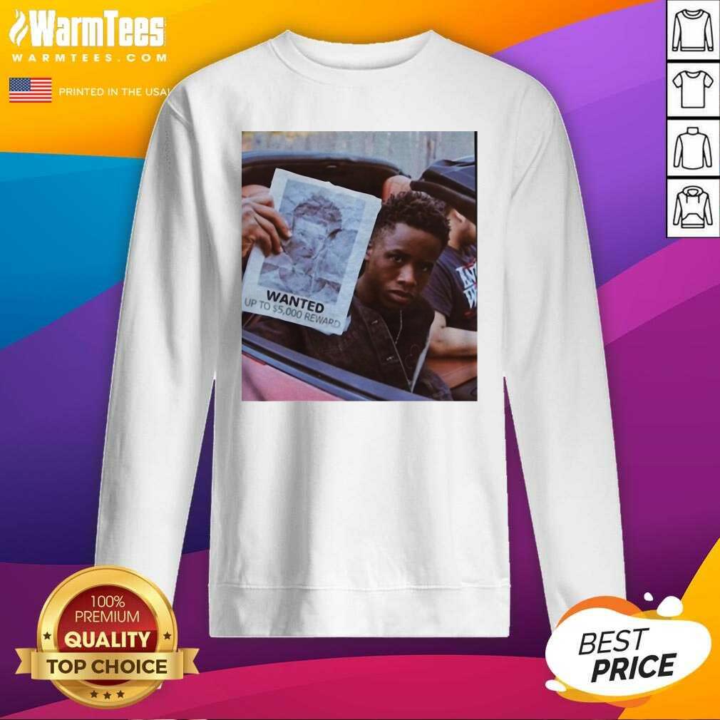 Original Wanted Up To 5,000 Reward Shirt - Image 4