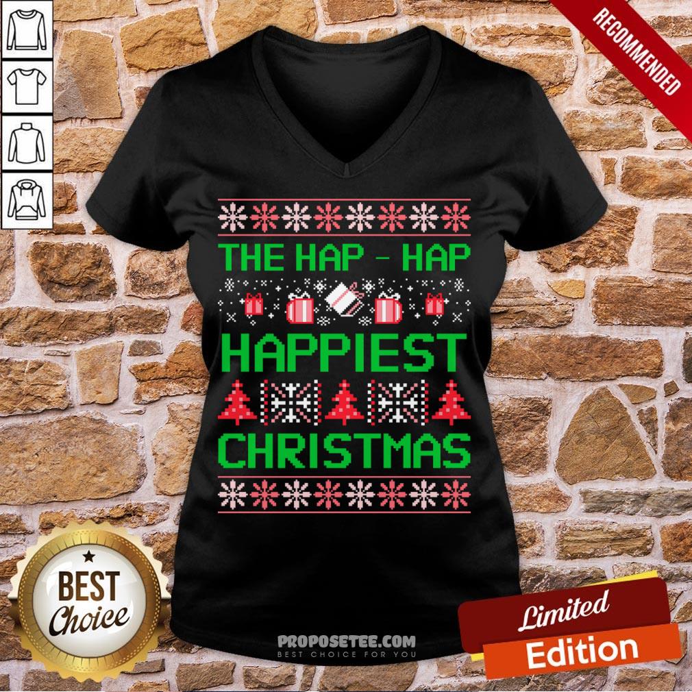 Original We’re Gonna Have Hap-Hap Happiest Christmas Shirt - Image 3