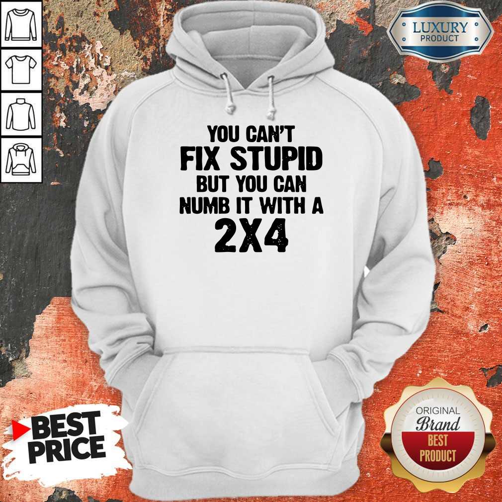 Original You Can't Fix Stupid Shirt - Image 3