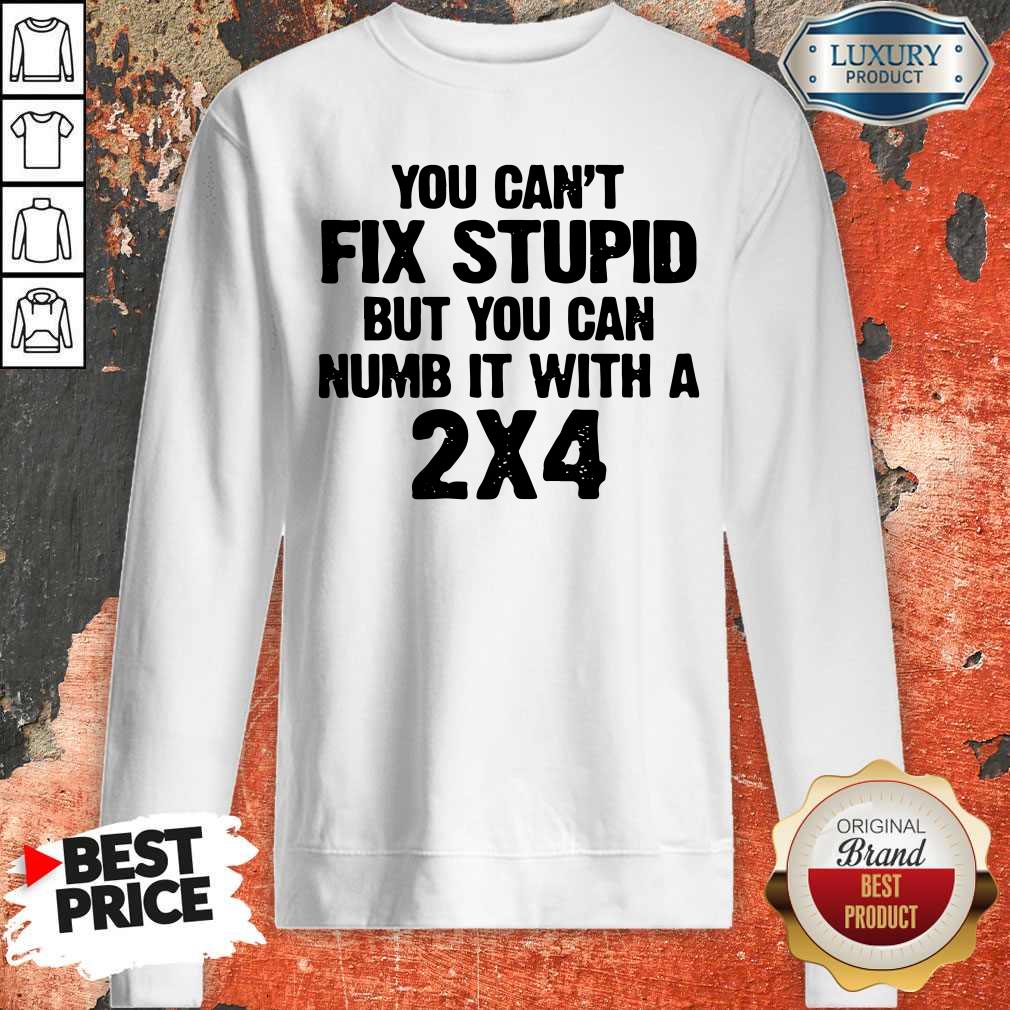 Original You Can't Fix Stupid Shirt - Image 5