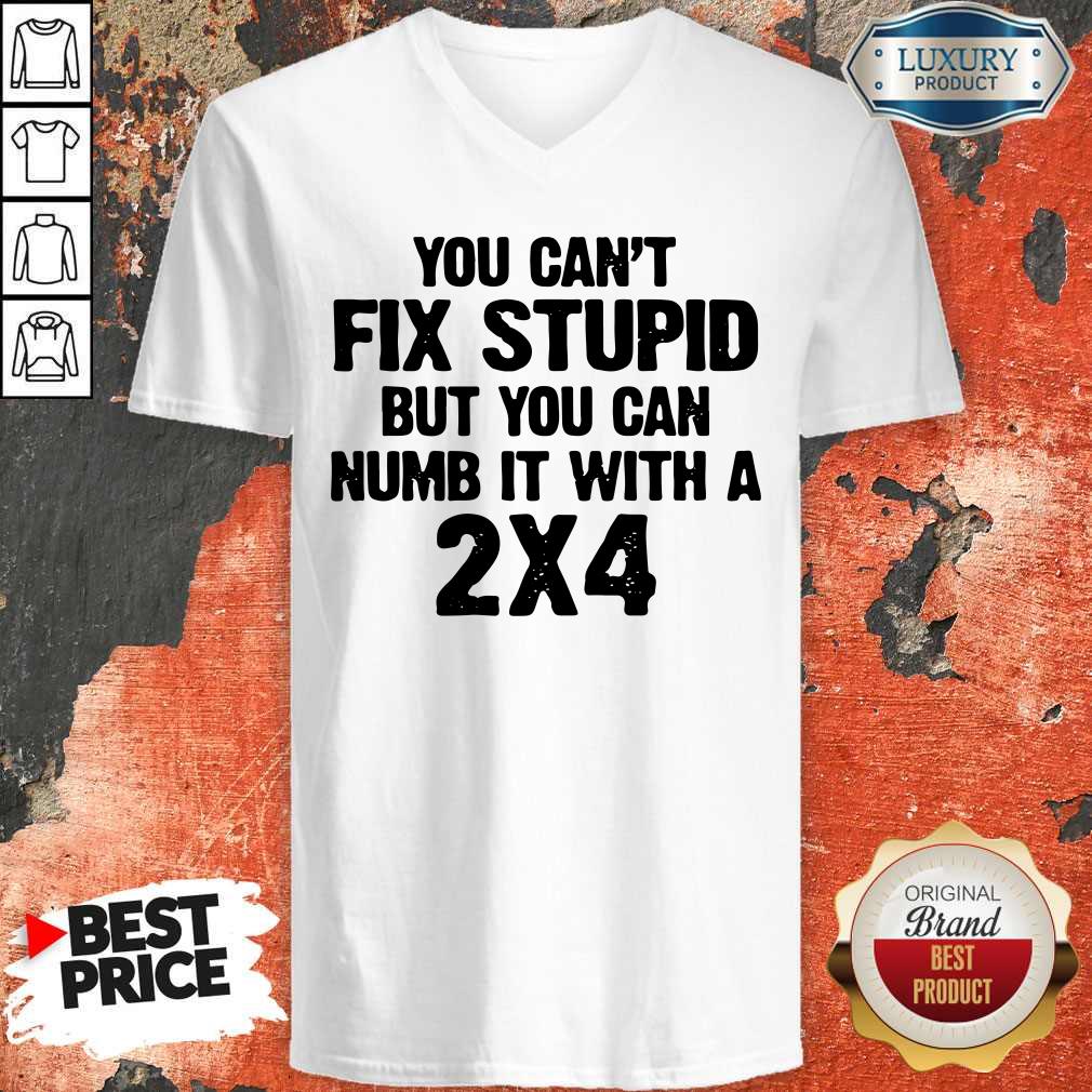 Original You Can't Fix Stupid Shirt - Image 2