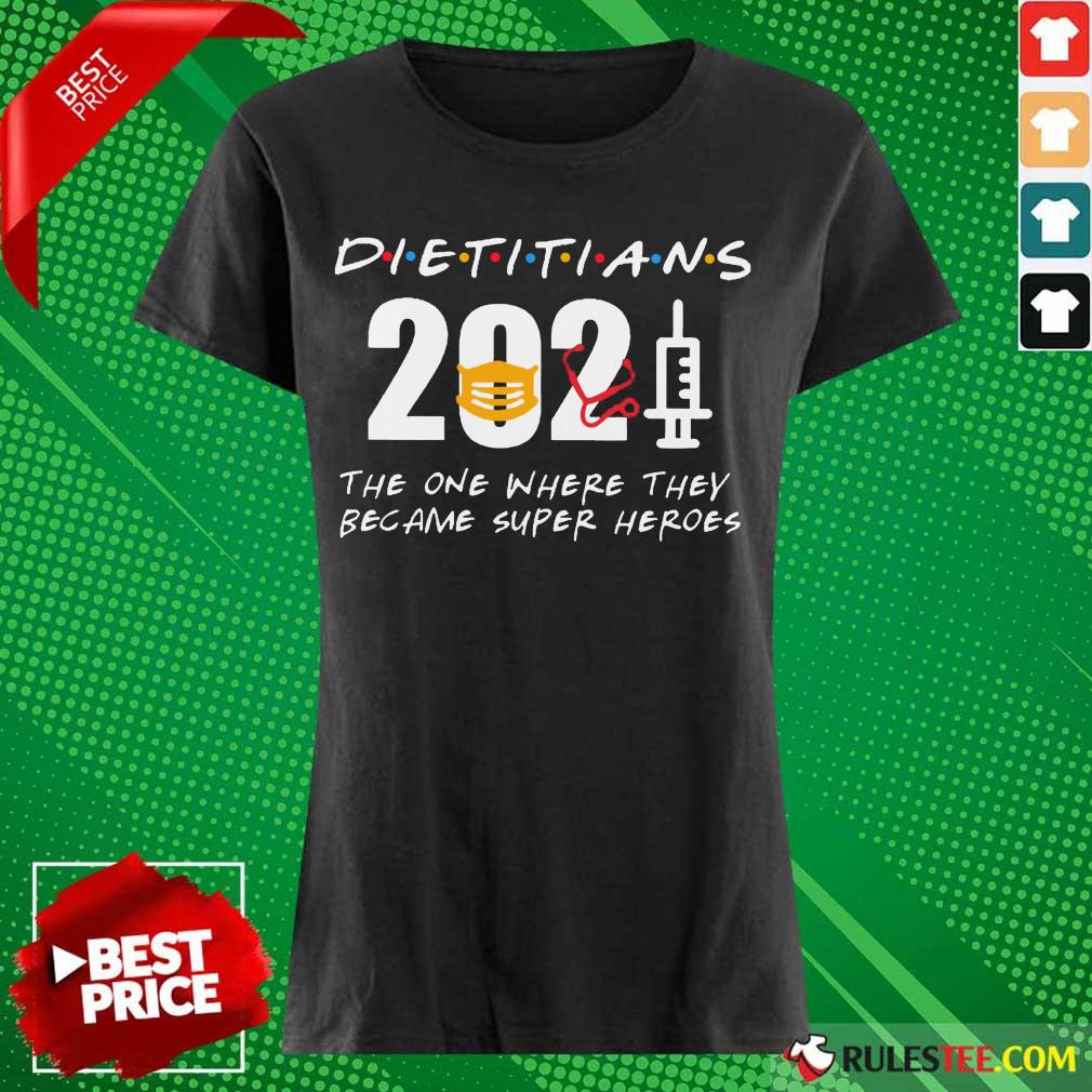 Overjoyed Dietitians 2021 SuperHeroes Shirt - Image 2