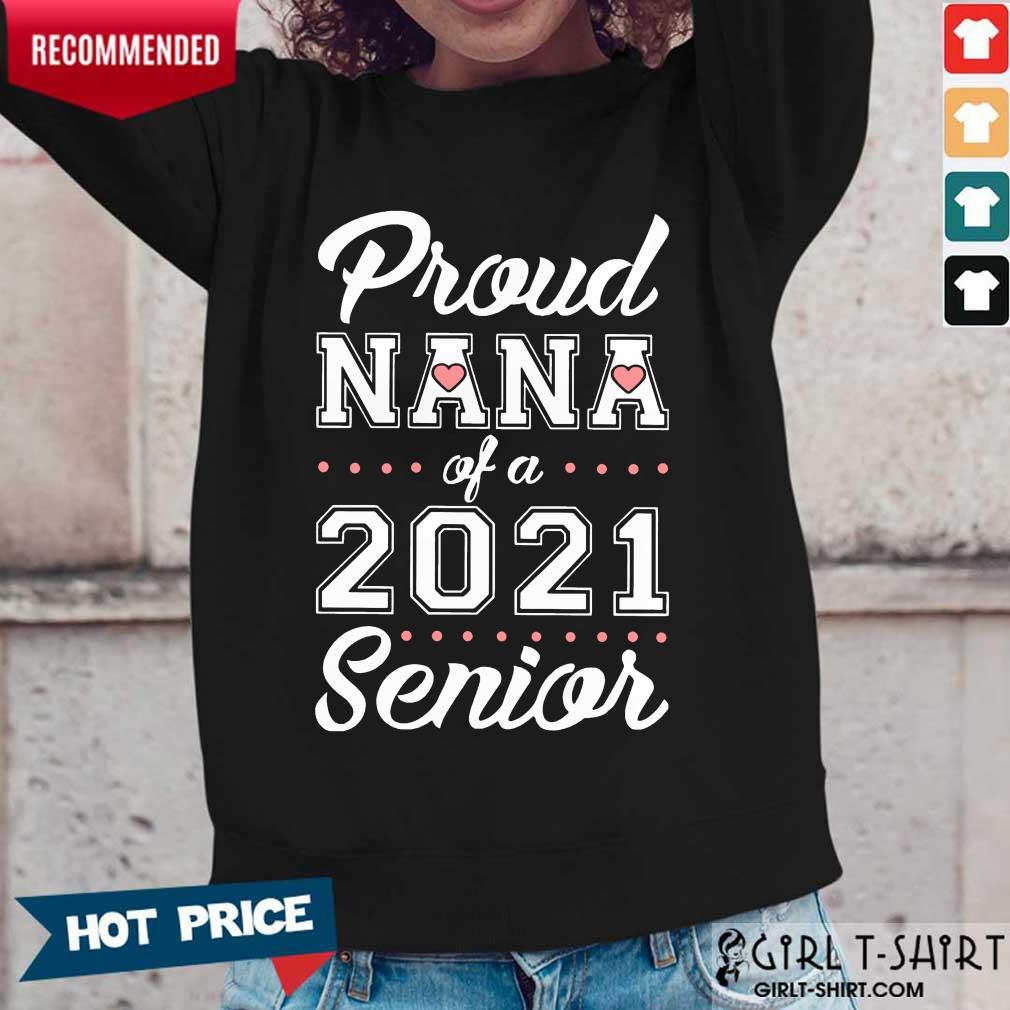 Overjoyed Proud Nana Of A 2021 Senior Shirt - Image 5
