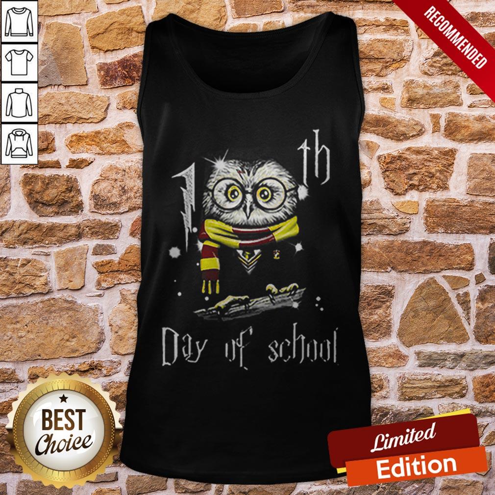 Owl Teacher 100th Day Of School Harry Potter Shirt - Image 3