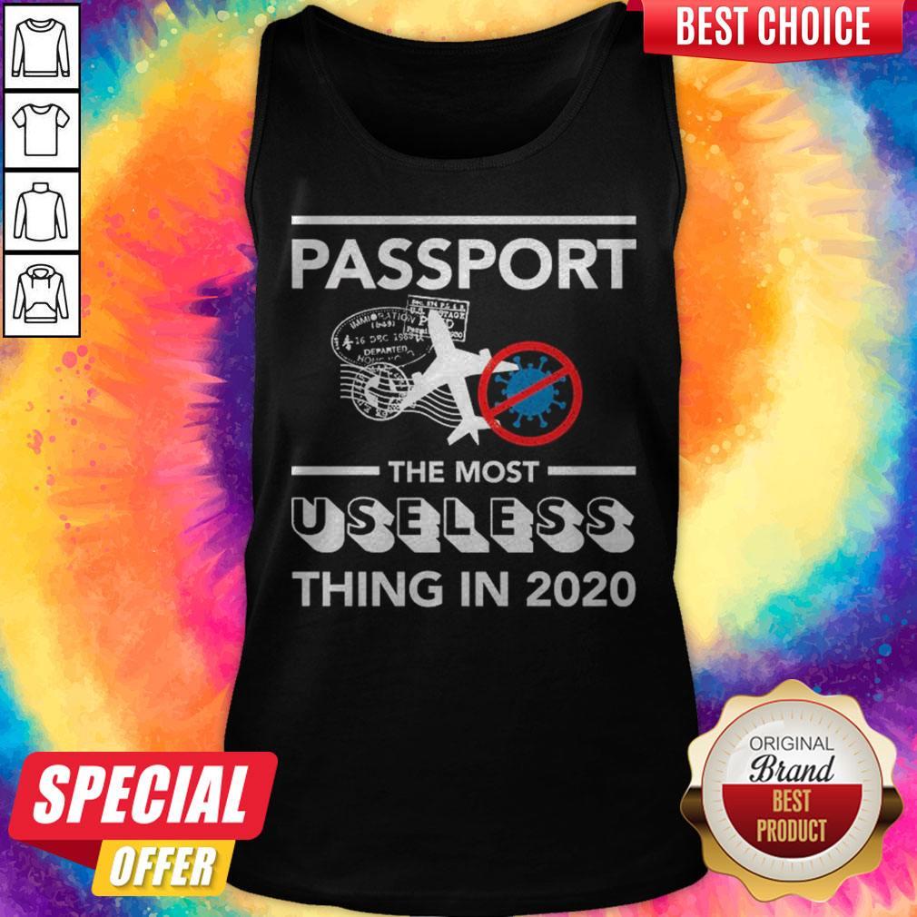 Passport The Most Useless Thing In 2020 Fly Corona Virus Shirt - Image 2