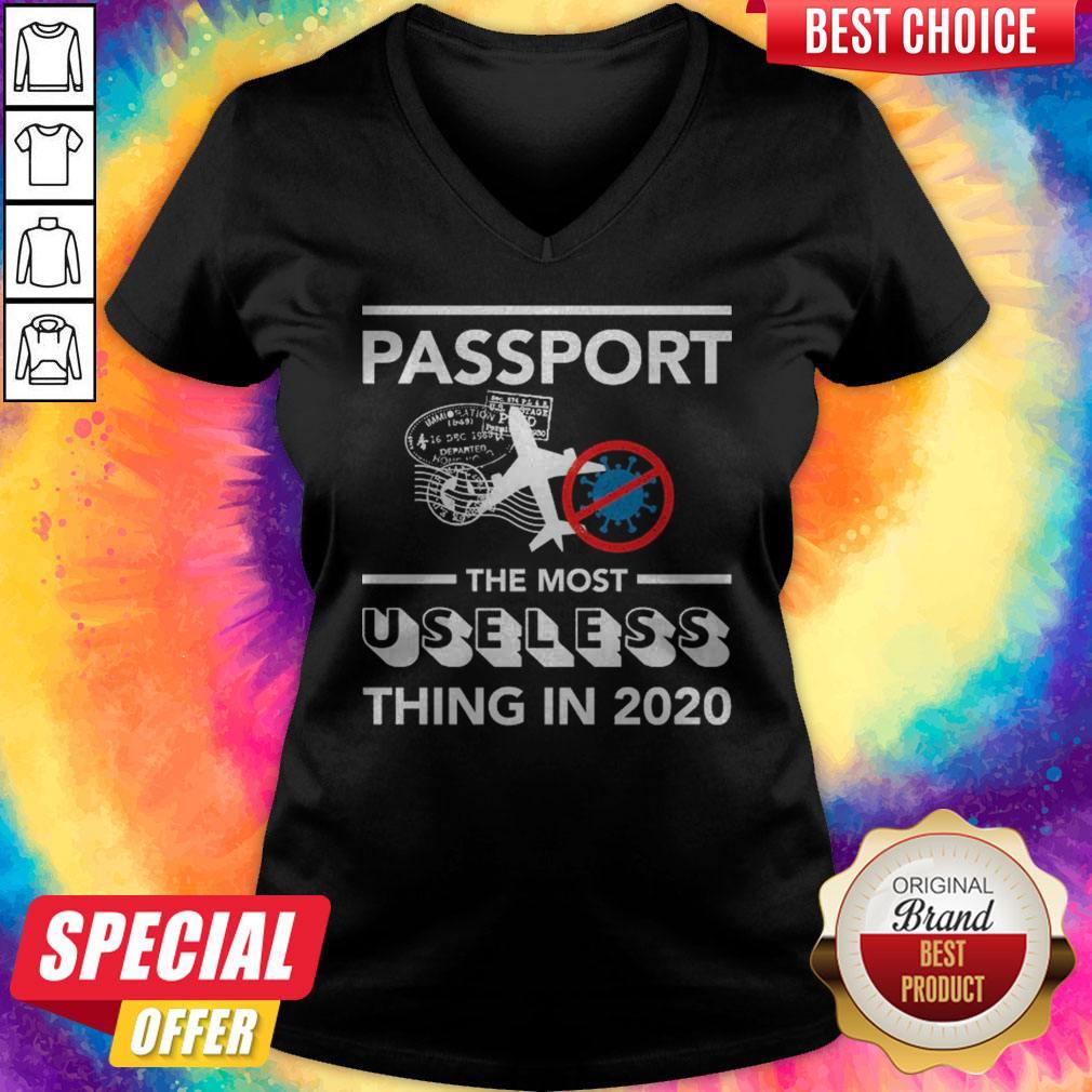 Passport The Most Useless Thing In 2020 Fly Corona Virus Shirt - Image 3