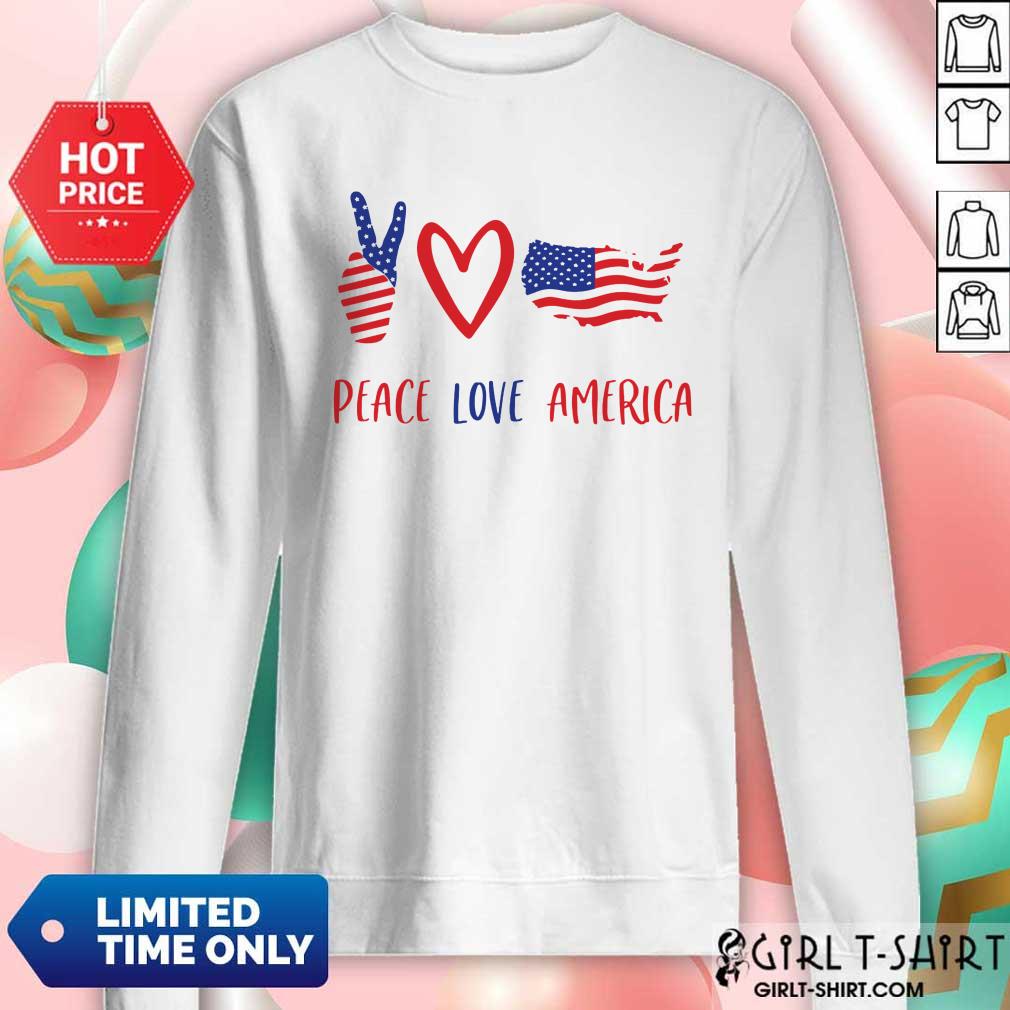 Peace Love America Shirt - Image 4