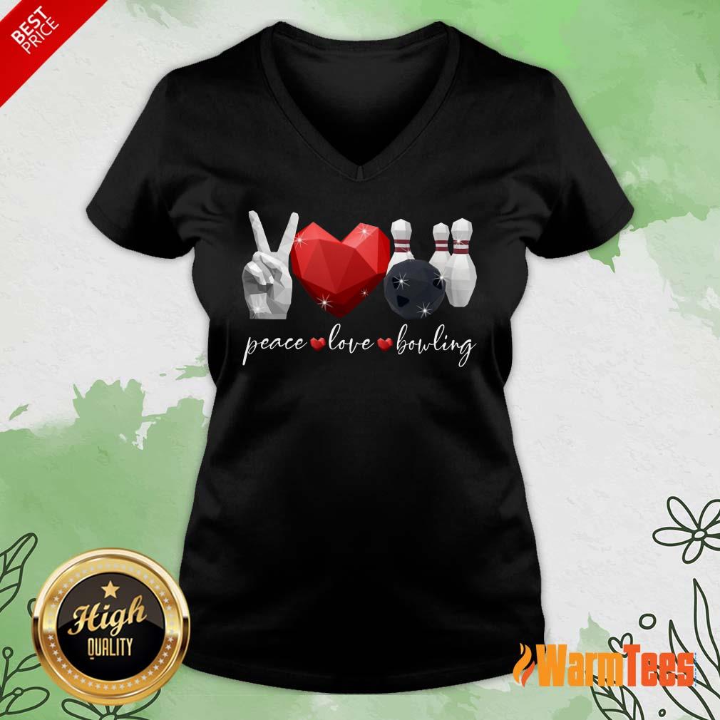Peace Love Bowling Shirt - Image 5