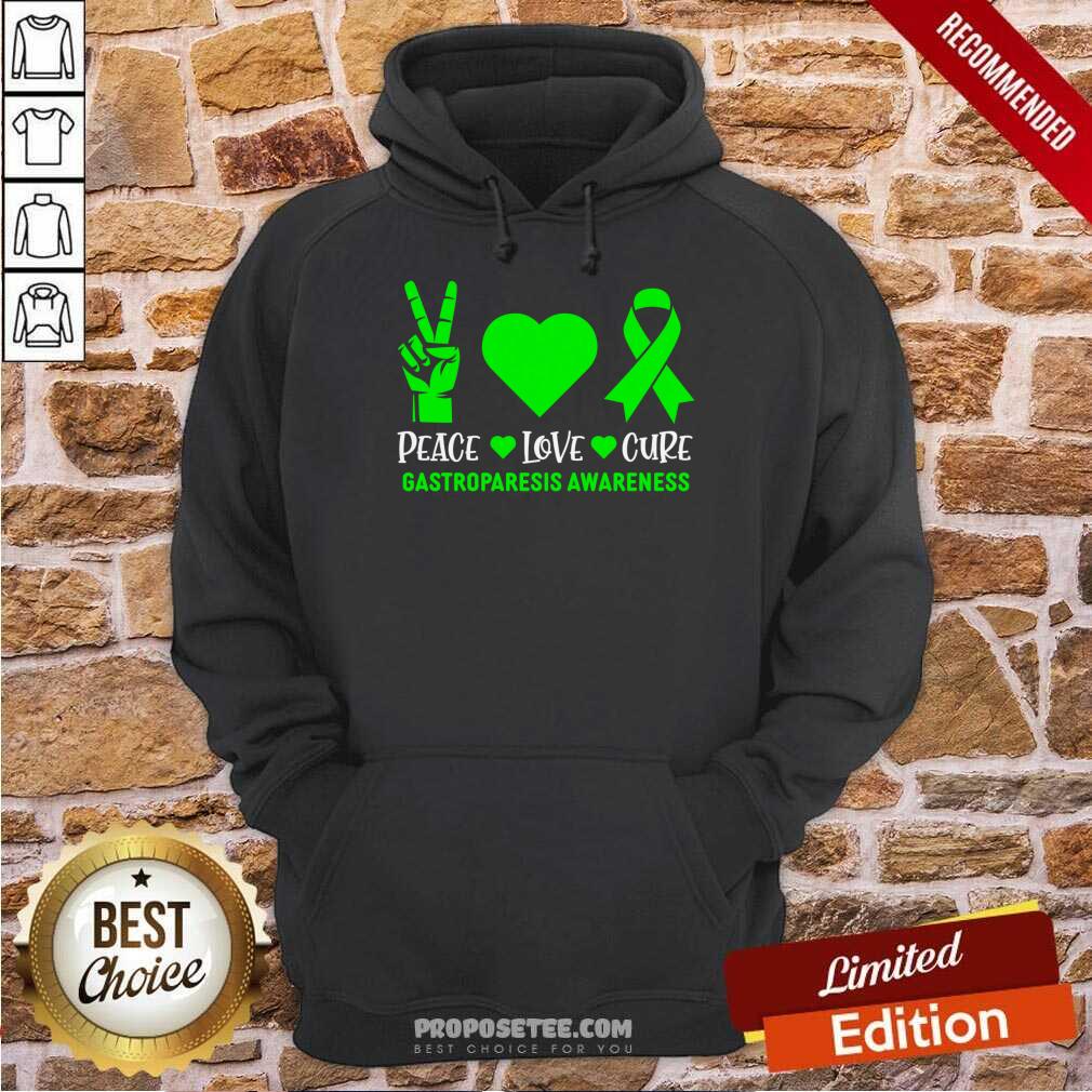 Peace Love Cure Gastroparesis Awareness Shirt - Image 5