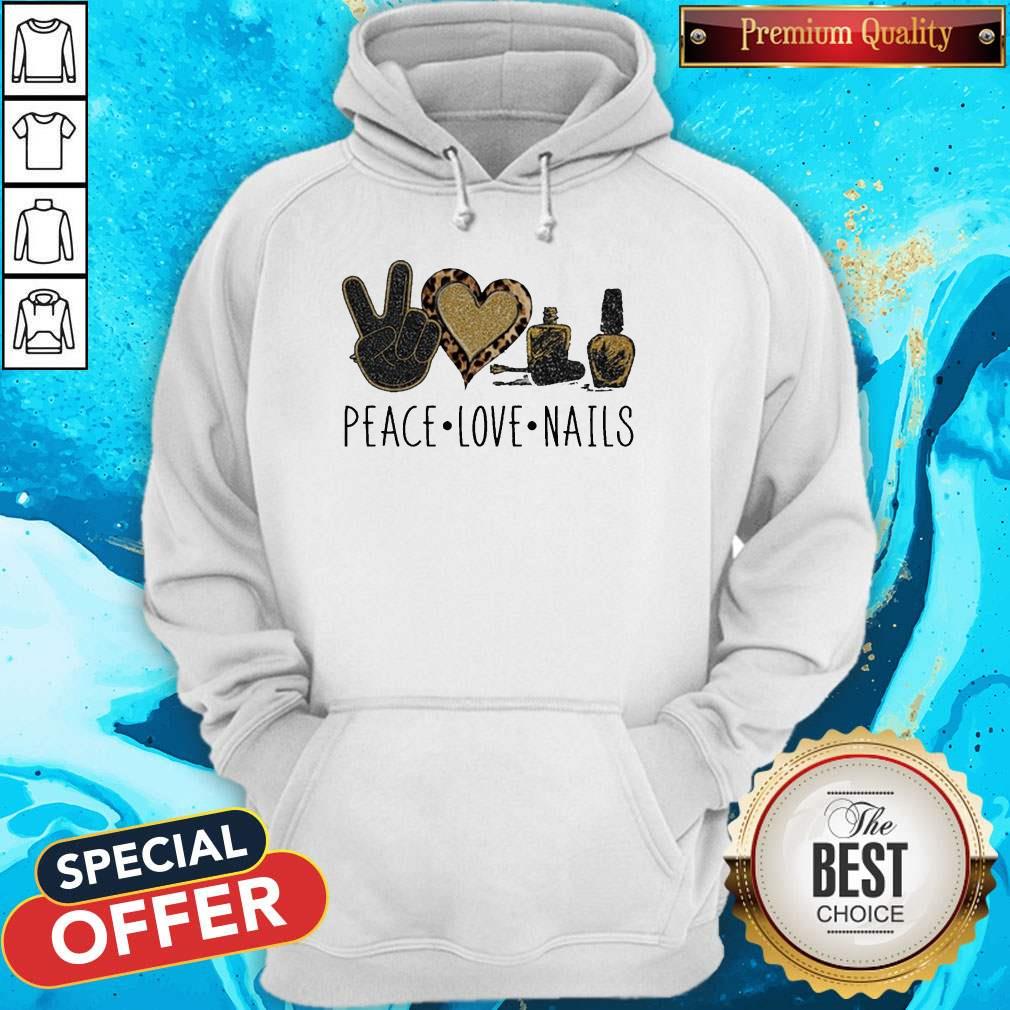 Peace Love Nails Diamond Shirt - Image 3
